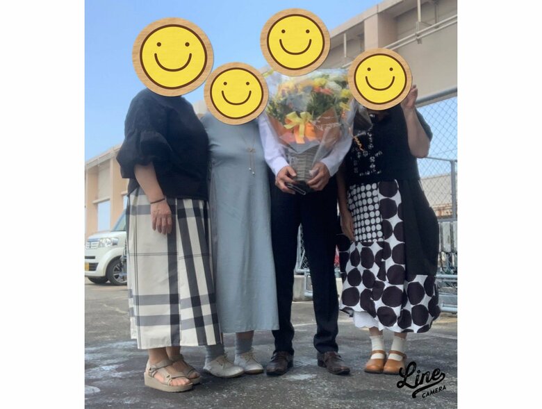 16年来の付き合いがあるパートさんたちとken kenさん（提供：Ken kenさん）