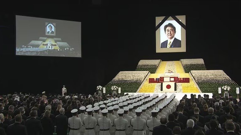 安倍元首相の国葬　2022年9月27日