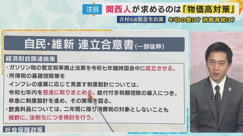 連立基本合意書から抜粋