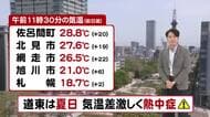 【北海道の天気 15日(金)】晴れてカラッと！オホーツク海側は前日差20℃以上…熱中症に注意！土日も晴れて行楽日和に