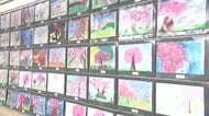 小学生が描く“岩手の桜”作品展　力作1168点が一堂に　岩手県盛岡市