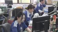 サッカーワールドカップが開幕　Jヴィレッジがある福島・楢葉町　役場職員がユニフォーム着用で勤務