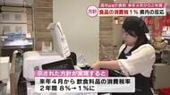 飲食料品の消費税1％　街の声は「ありがたい」「2年間限定でその後どうなる？」デパートの反応は　大分