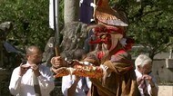 復興の想いよ届け…大雨災害を乗り越え伝統の神楽上演 地区の存続の願いも込めて(出雲市猪目町)