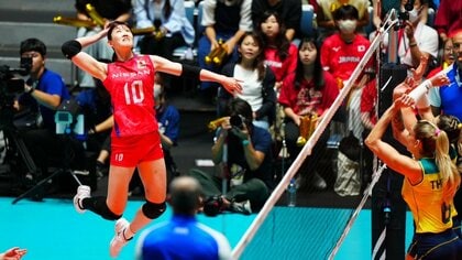 【速報】勝てばパリ五輪　W杯バレー運命の最終ブラジル戦　日本は第1セット21―25で落とす