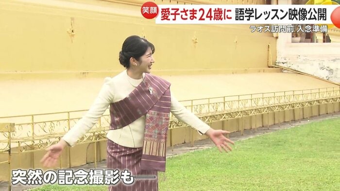 ラオス側にも声をかけて記念撮影（11月）