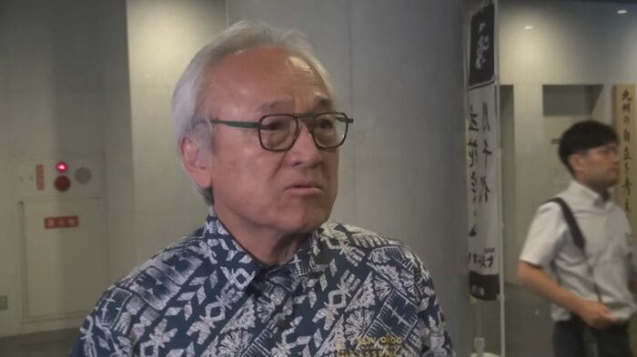 『第三者委員会』設置の方針を語る蔵内勇夫議長（8月5日）