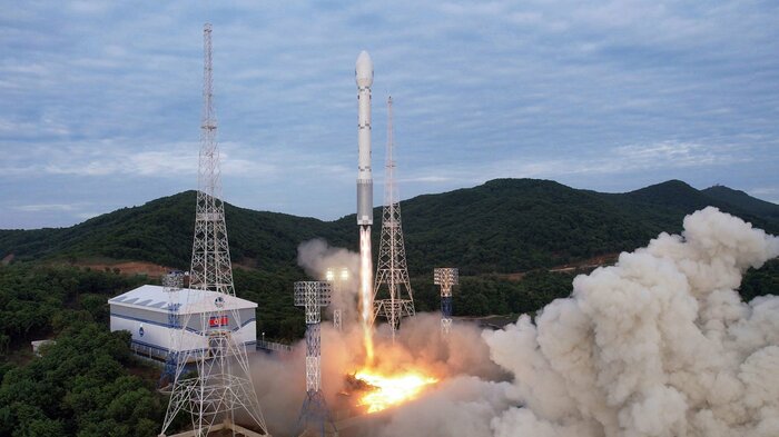 2023年5月に「衛星」と称して発射されたミサイル