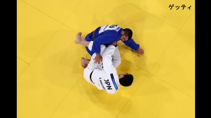 (パリ五輪決勝戦 対グリガラシビリ選手)