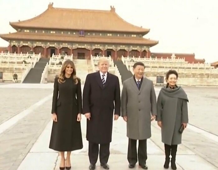 トランプ大統領訪中の際は故宮を貸切ってもてなした