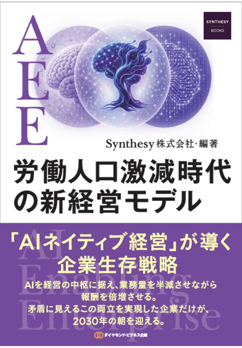 「2030年、日本から644万人の労働力が消える。」～Synthesy、『AIネイティブ経営（AEE）』を提唱～