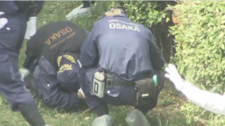 【速報】公園で嬰児とみられる遺体が見つかる　警察が死体遺棄事件として捜査　大阪・北区｜FNNプライムオンライン