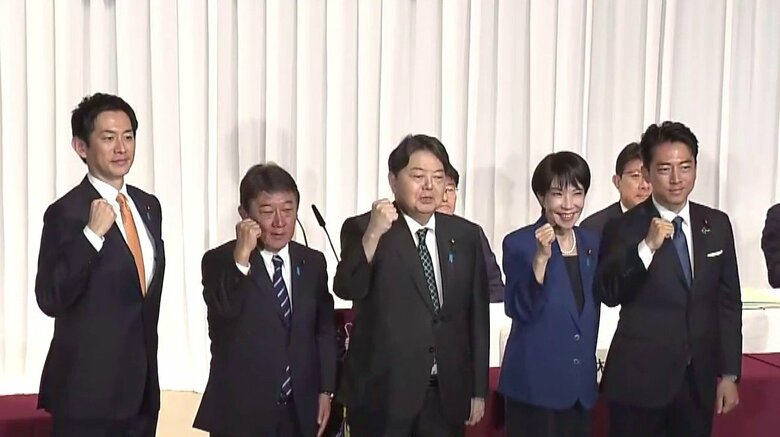 自民総裁選告示　“ポスト石破”めぐる選挙戦スタートで5候補が“独自色”アピール｜FNNプライムオンライン