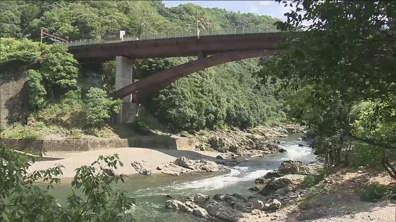 事故があった、保津川(京都・亀岡市)