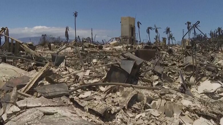 ハワイ・マウイ島の山火事の原因は、ハリケーンによる強風だった