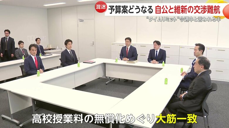 自公と維新は高校授業料無償化めぐり大筋で一致