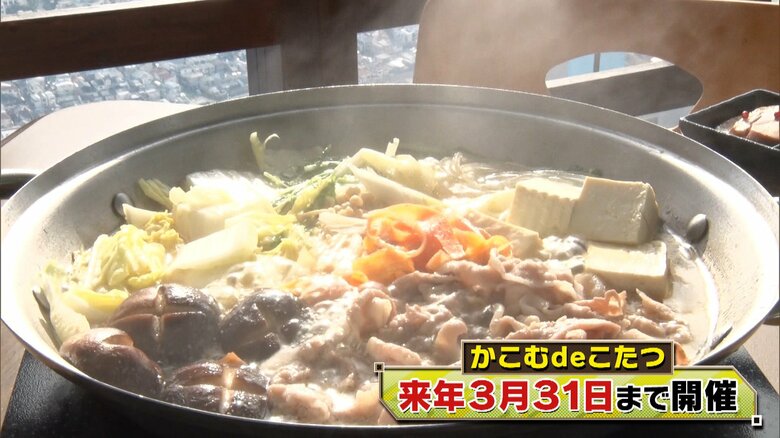 かこむdeこたつ　2024年3月末まで開催