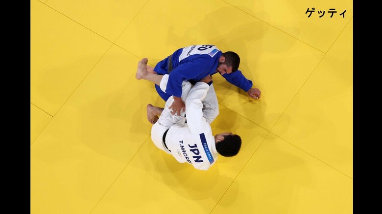 （パリ五輪決勝戦　対グリガラシビリ選手）