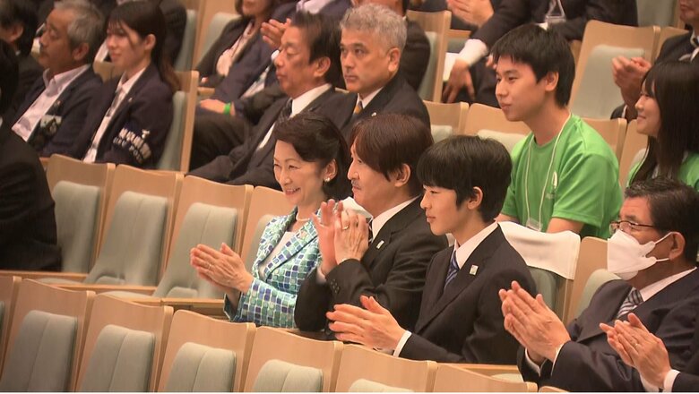 高校総合文化祭開会式　岐阜市　7月31日