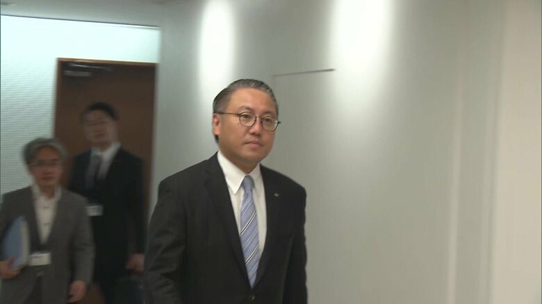 佐賀県庁を訪れた長崎県の大石知事（2025年8月19日）