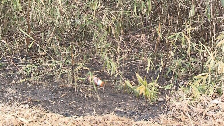21日も宇都宮市内で雑木林など燃える