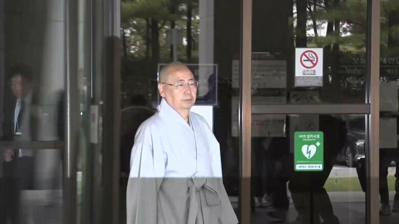 韓国　浮石寺の僧侶