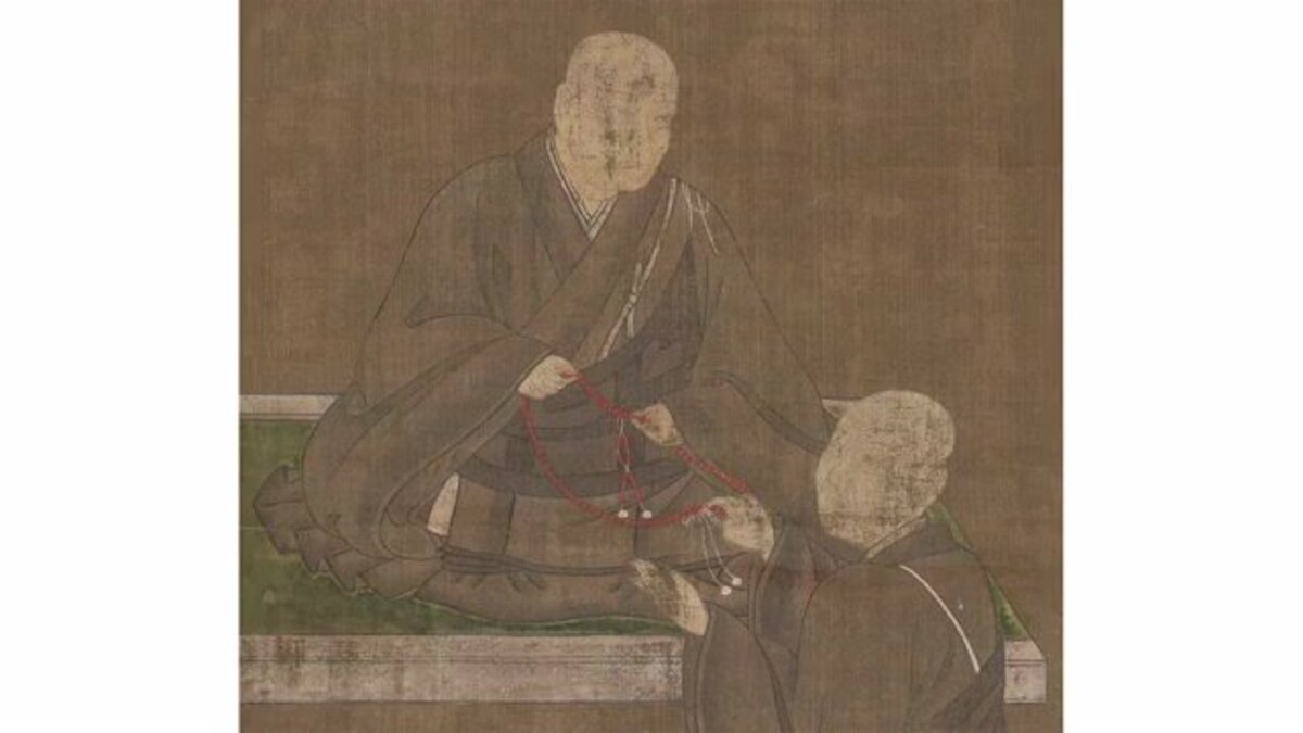 蓮如上人と弟子を描いた室町時代の絵画、ガラガラ山に自生する植物など
