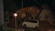 家や車を押し流す勢い　土砂崩れで55歳女性が大けが　命に別条なし　大分・九重町