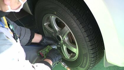 「気温５度以下で路面凍結の恐れ」冬タイヤ チェックポイントは“溝の目印”と“4ケタ数字”【石川発】