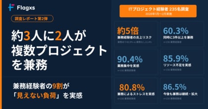 複数プロジェクト兼務経験者の9割が負荷を実感　加速する「見えない負荷」の実態