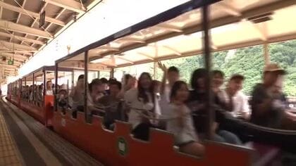 立山黒部アルペンルートと黒部峡谷鉄道　入り込み客・利用客数が大幅増加