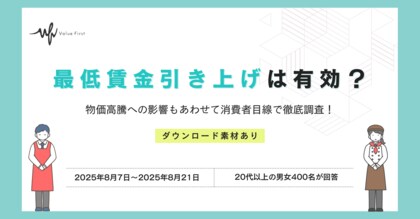 【20代以上の男女400名が回答】最低賃金引き上げは有効?|最低賃金引き上げに関するアンケート結果
