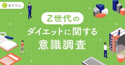 【Z世代の約3割が「初めてのダイエットは小・中学生」と回答】