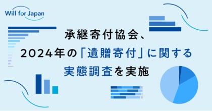 2024年の「遺贈寄付」に関する実態調査を実施~老老相続の深刻化が浮き彫りに~