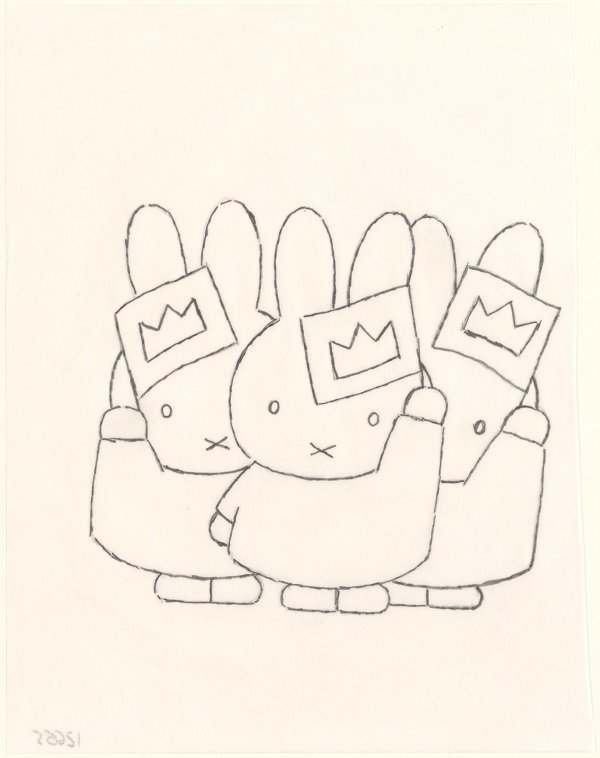 『うさこちゃんは じょおうさま』 スケッチ 2006年