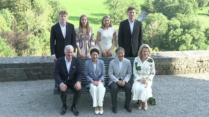 ベルギー国王ご一家と
