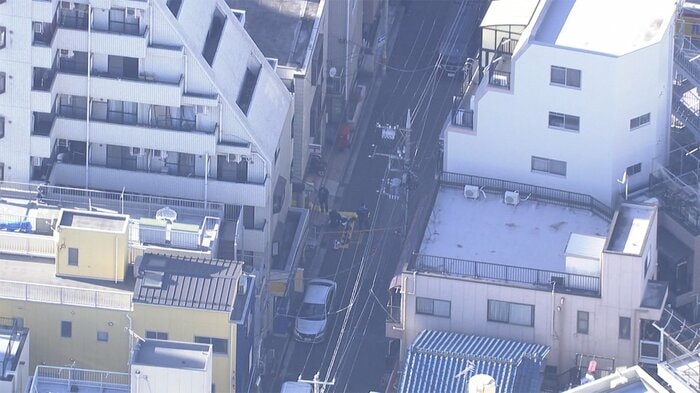 2人がケガをしたという(埼玉・川口市 午後3時すぎ)