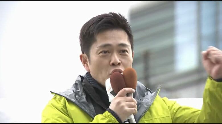 「大阪府と大阪市が1つになれば、まだまだ大阪は成長できる」　吉村洋文さんの第一声　大阪府知事選挙｜FNNプライムオンライン