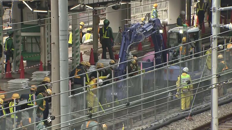 きょうとあすの2日間山手線・京浜東北線が一部区間で運休　都心と羽田空港を結ぶ線路の工事のため　JR東日本｜FNNプライムオンライン