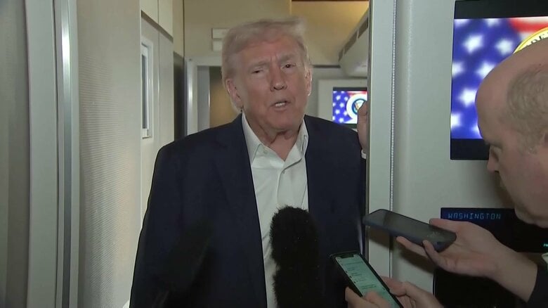 トランプ大統領が“報復関税”合戦続ける中国との協議へ改めて“前向き”姿勢示す「非常に優れた指導者だ」と習近平国家主席を持ち上げる｜FNNプライムオンライン