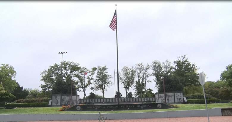 慰安婦像が設置される公園の近くにはベトナム戦争で戦った兵士を追悼する公園も