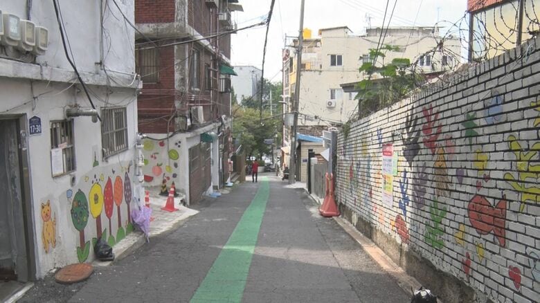 ソウル駅すぐそばのチョッパンが集まる地域