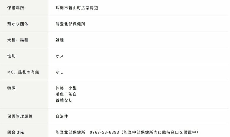 特徴や連絡先なども掲載している