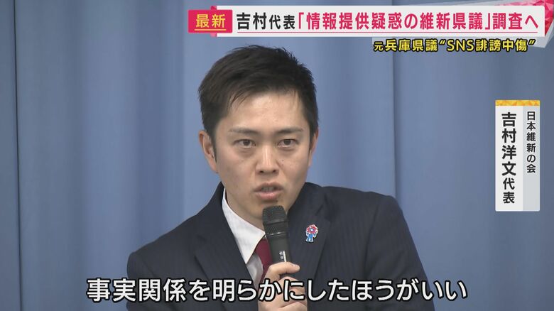 日本維新の会 吉村洋文代表