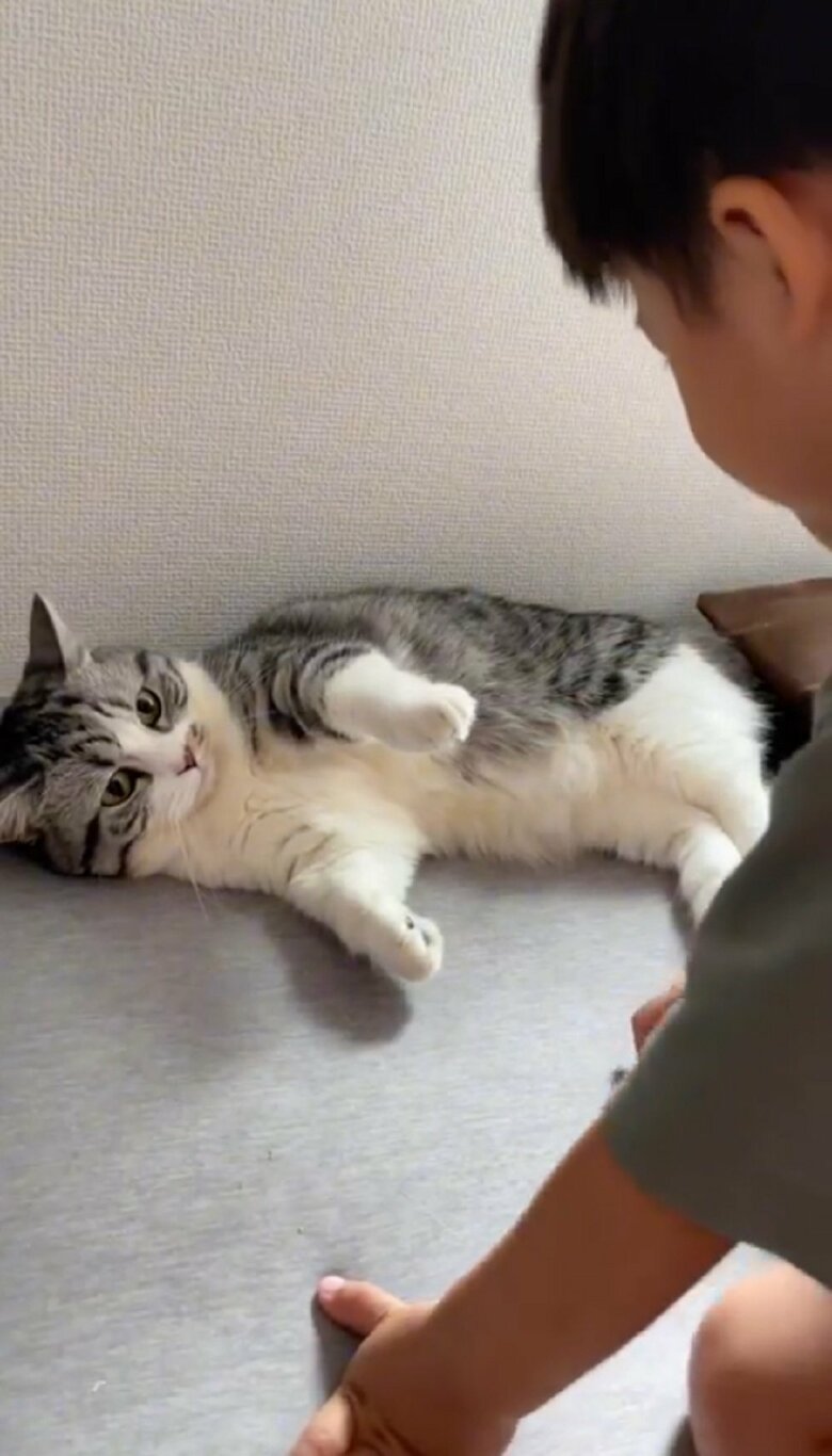 ムチくんは体を1度起こし体勢を整えると…