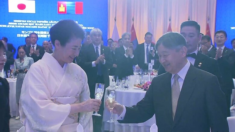 モンゴルで晩さん会に出席された天皇皇后両陛下