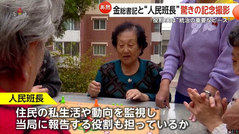 住民を監視し、当局に報告する役割も担っているとみられている人民班長