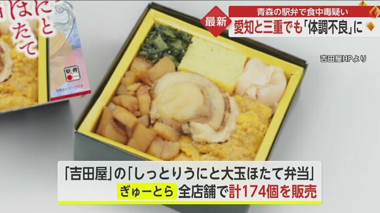 弁当を食べた女性には、下痢や嘔吐の症状が