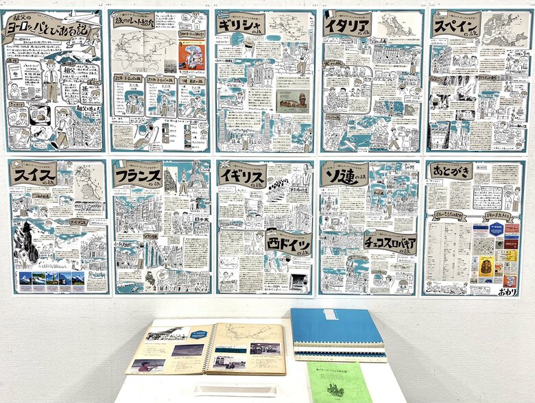 こたさんは大学生の時に、祖父の旅行記を元にしたレポートを制作