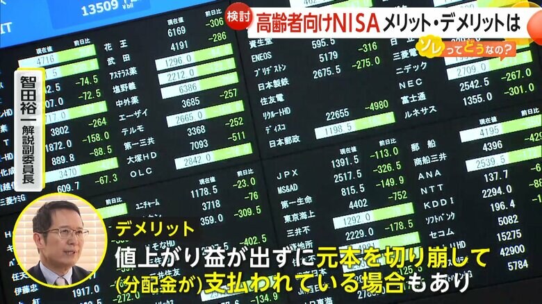 プラチナNISAのデメリットを指摘する智田裕一解説副委員長